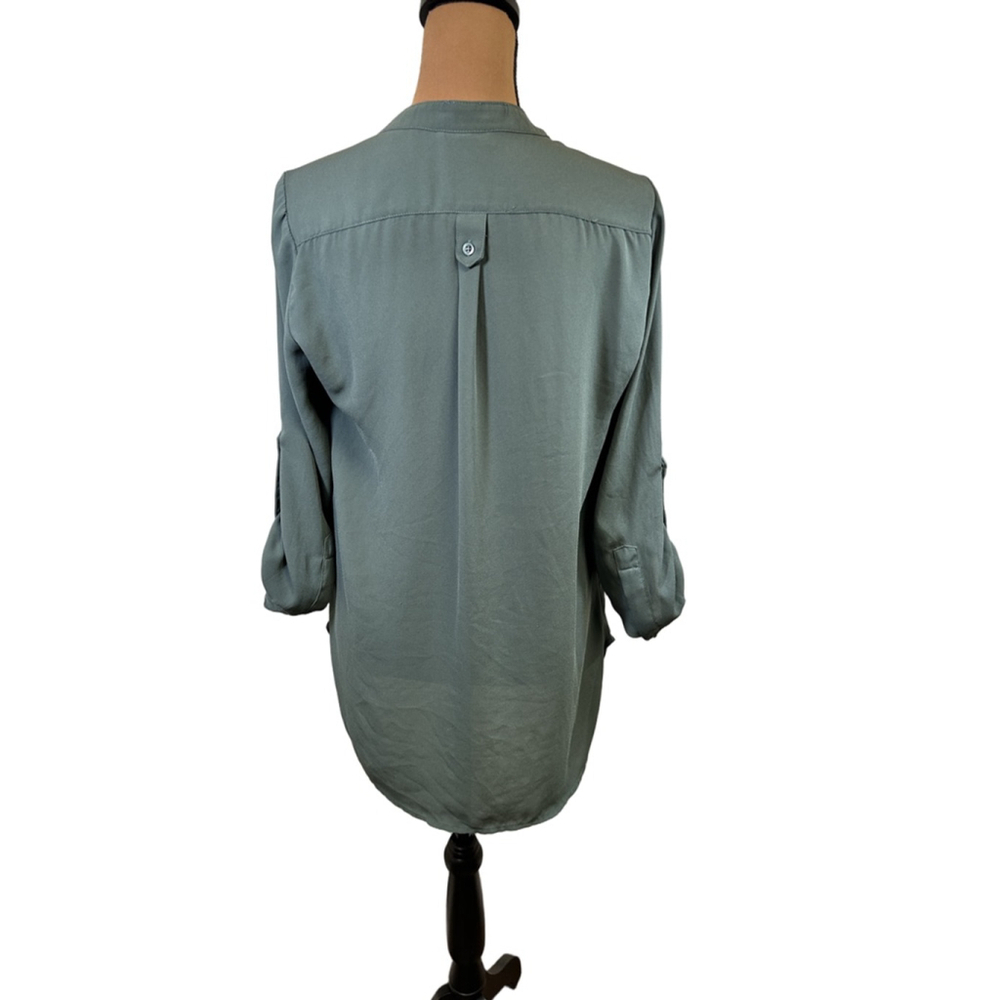 Pleione Green Blouse S - Picture 3 of 7